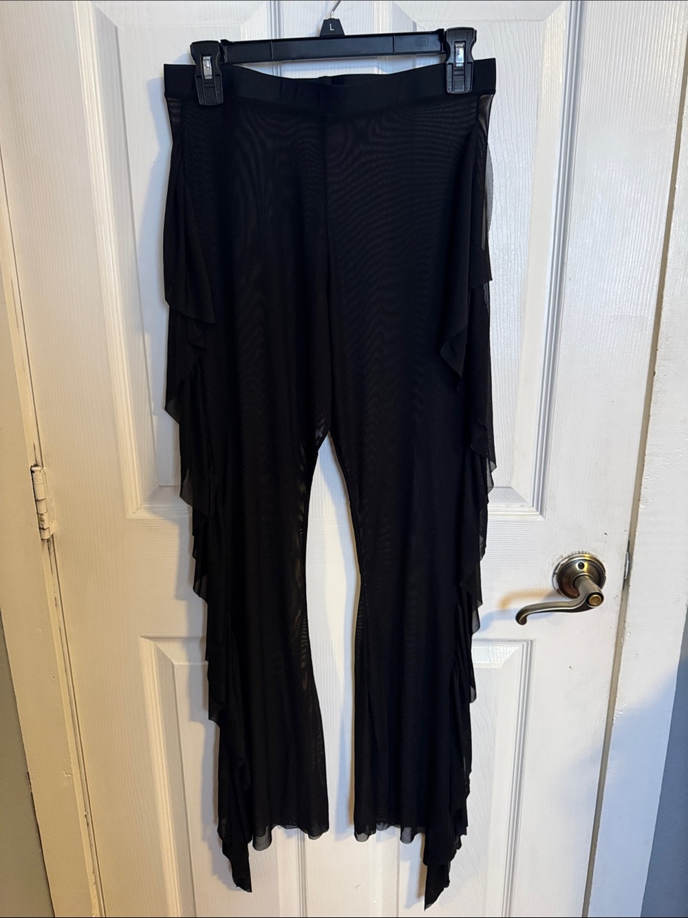 Sheer Black Cover Up Pants